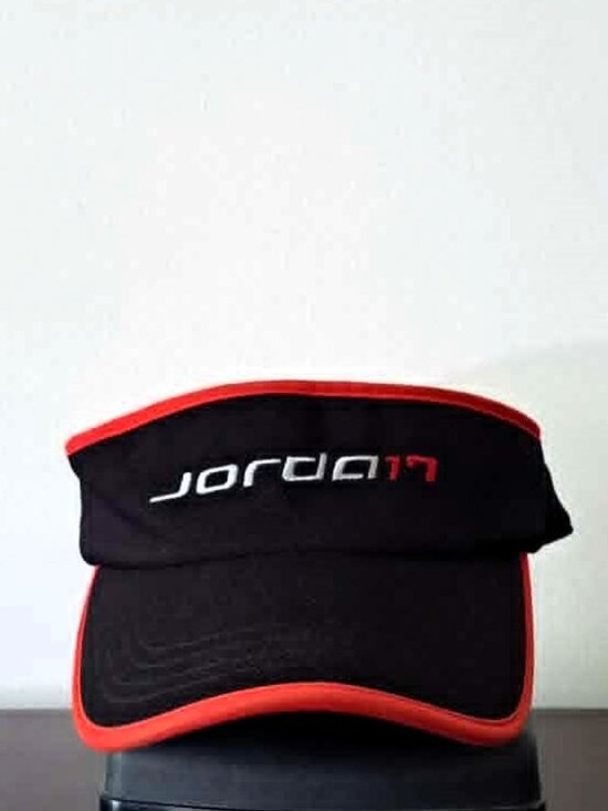 Jordan Other - Vintage Y2K Air Jordan 17 Visor – Black Red White – Excellent Condition RARE